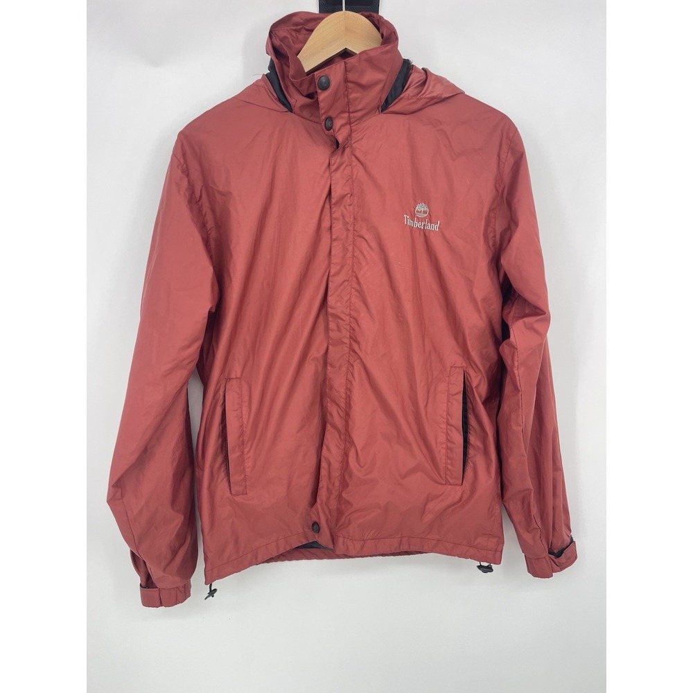 Timberland lightweight waterproof‎ packable shell jacket Size M Orange